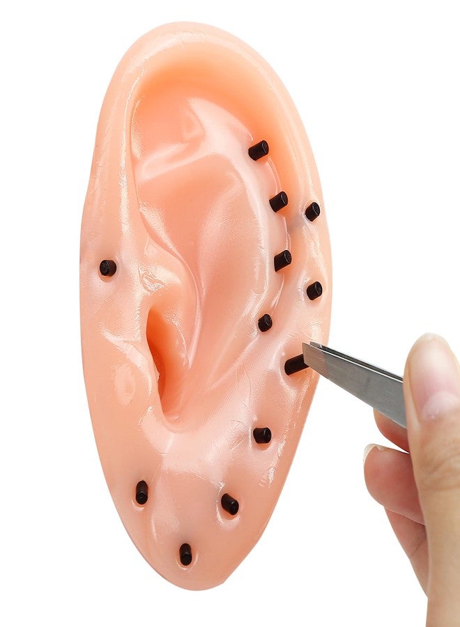 BuleVina Ear Shaped Blackheads Acne Remover Set, Fake Ear Zit Popping Mochi Squeezies Squeeze with Upgraded Tweezers for Stress Relief Decompression for Adults Novelty Fun Fan - Image 1